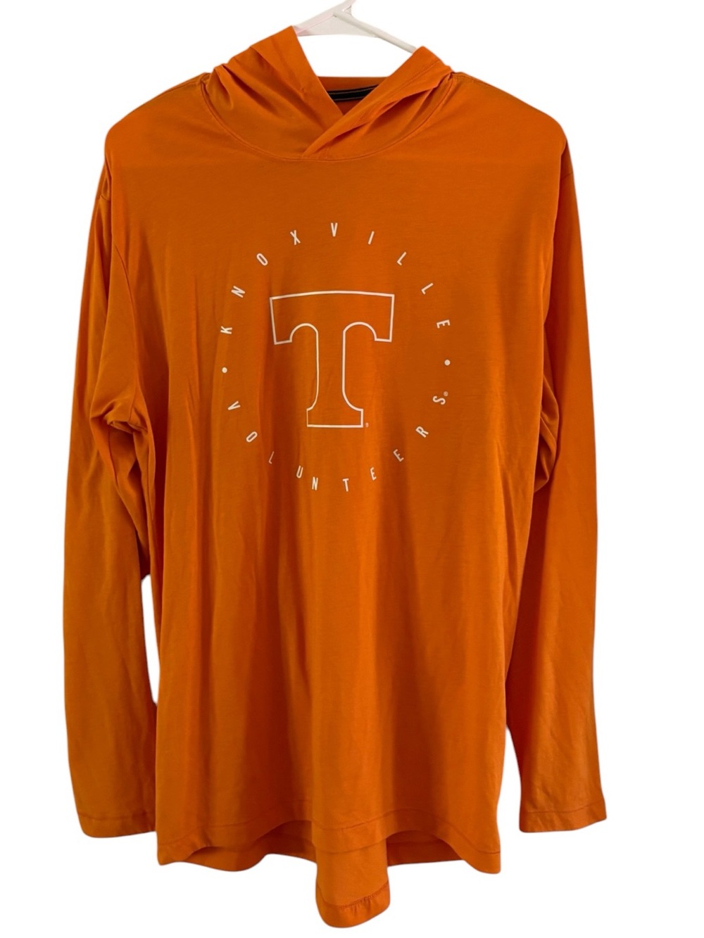 Nike Tennessee Volunteers Dri-FIT Long Sleeve Hooded Shirt Orange Men’s Medium